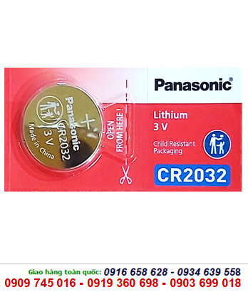 Panasonic CR2032; Pin 3v lithium Panasonic CR2032 chính hãng (MẪU MỚI)